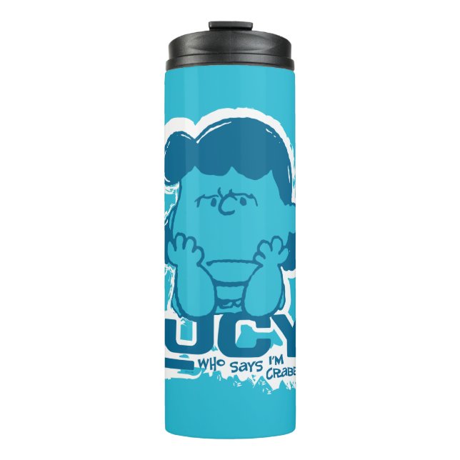 Peanuts | Lucy Who Says I'm Crabby?? Thermal Tumbler (Front)
