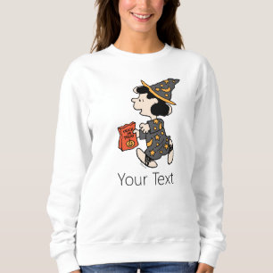 Peanuts Lucy Witch Costume Halloween Sweatshirt