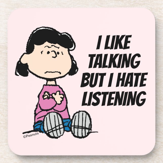 Peanuts | Lucy With Arms Crossed Coaster (Front)