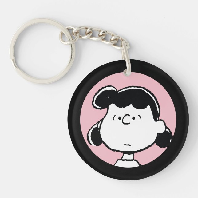 Peanuts | Lucy's Faces Key Ring (Front)