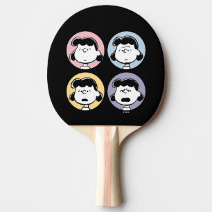 Peanuts   Lucy's Faces Ping Pong Paddle