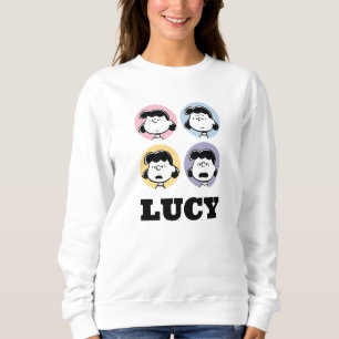 Peanuts Lucy's Faces Sweatshirt