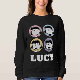 Peanuts Lucy's Faces Sweatshirt