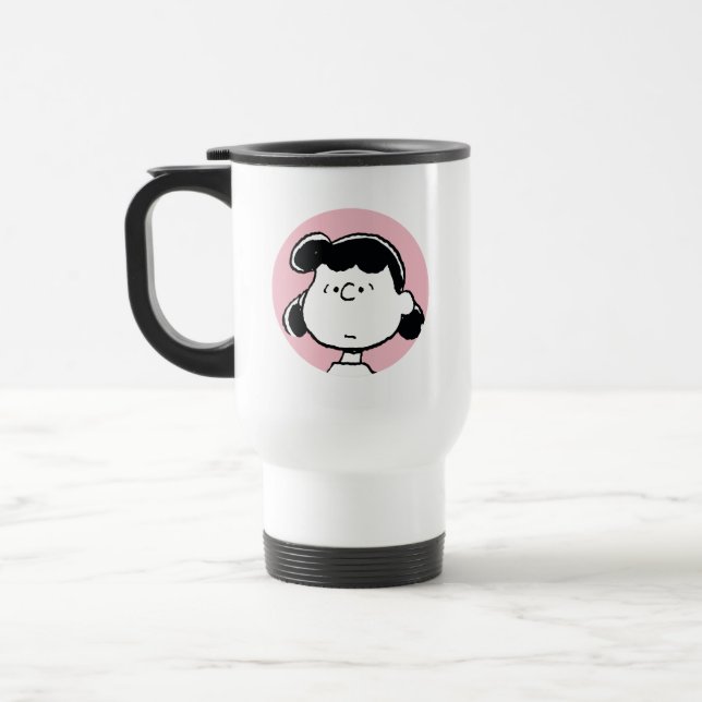Peanuts | Lucy's Faces Travel Mug (Left)
