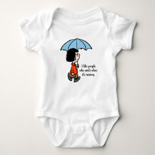 Peanuts Marcie Under the Umbrella Baby Bodysuit