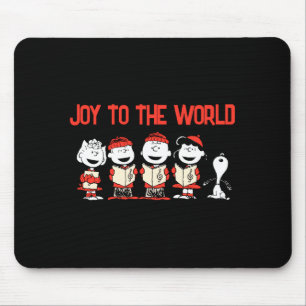 Peanuts Merry Christmas Holiday Choir _1  Mouse Pad