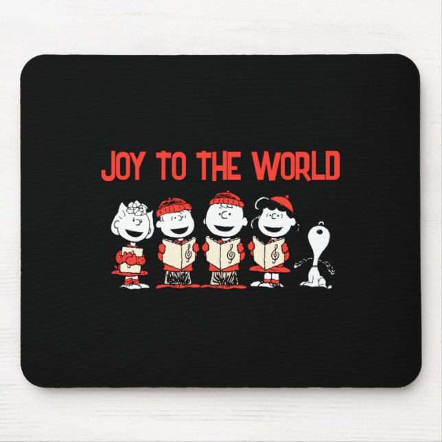 Peanuts Merry Christmas Holiday Choir _1  Mouse Pad (Front)