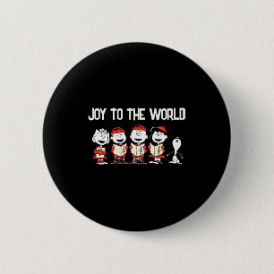 Peanuts Merry Christmas Holiday Choir 6 Cm Round Badge