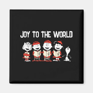 Peanuts Merry Christmas Holiday Choir Magnet