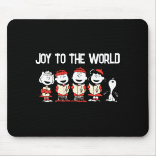 Peanuts Merry Christmas Holiday Choir  Mouse Pad