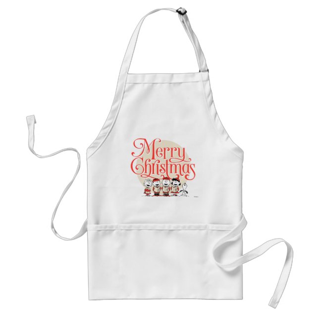 Peanuts | Merry Christmas Holiday Choir Standard Apron (Front)