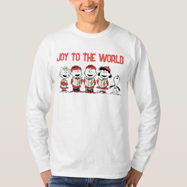 Peanuts | Merry Christmas Holiday Choir T-Shirt (Front)