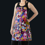 Peanuts | Mixtape Patch Pattern Apron<br><div class="desc">Check out this fun design featuring The Peanuts Gang in cute patches.</div>