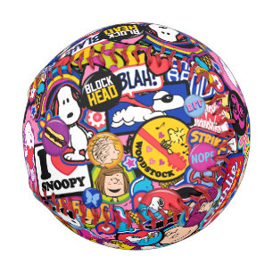 Peanuts   Mixtape Patch Pattern Baseball