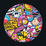 Peanuts | Mixtape Patch Pattern Magnet<br><div class="desc">Check out this fun design featuring The Peanuts Gang in cute patches.</div>