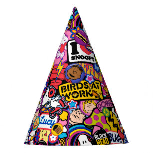 Peanuts   Mixtape Patch Pattern Party Hat