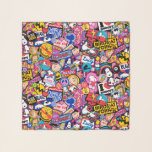 Peanuts | Mixtape Patch Pattern Scarf<br><div class="desc">Check out this fun design featuring The Peanuts Gang in cute patches.</div>