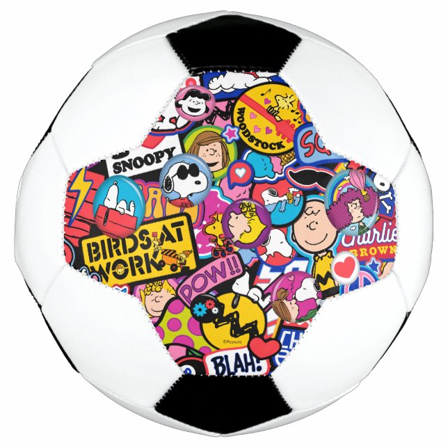 Peanuts | Mixtape Patch Pattern Soccer Ball (Front)