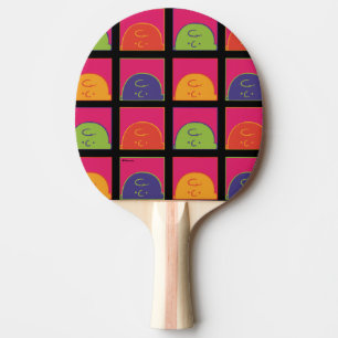Peanuts   Modern Pop Art It's Charlie Brown Ping Pong Paddle