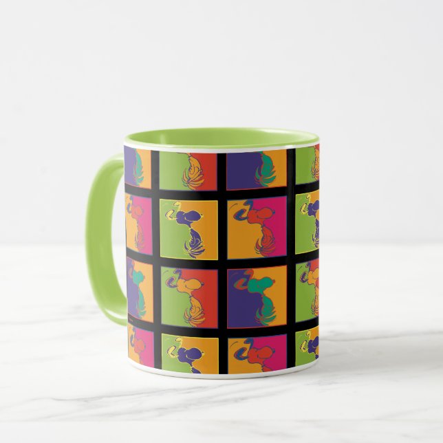 Peanuts | Modern Pop Art Snoopy Mug (Front Left)