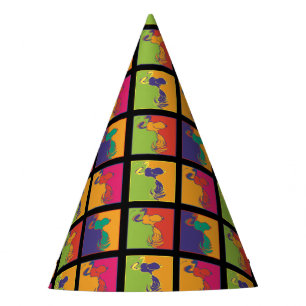Peanuts   Modern Pop Art Snoopy Party Hat