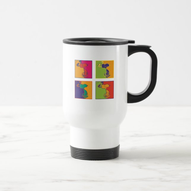 Peanuts | Modern Pop Art Snoopy Travel Mug (Right)