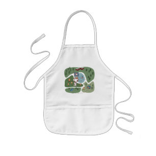 Peanuts   Nestled in the Mountains Campsite Kids Apron