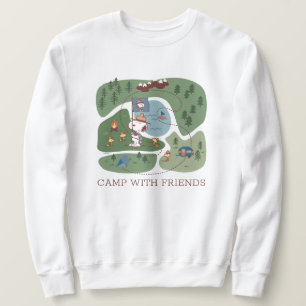 Peanuts   Nestled in the Mountains Campsite Sweatshirt