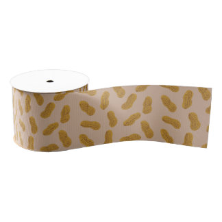 peanuts pattern grosgrain ribbon