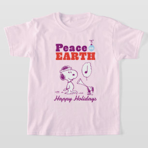 Peanuts   Peace on Earth Snoopy & Woodstock T-Shirt