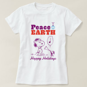 Peanuts Peace on Earth Snoopy & Woodstock T-Shirt