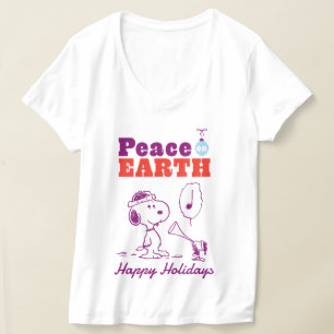 Peanuts Peace on Earth Snoopy & Woodstock T-Shirt