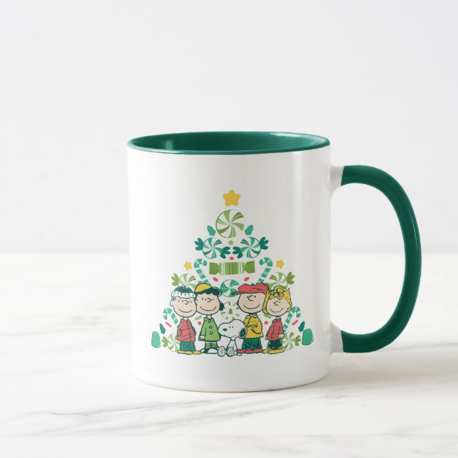 Peanuts | Peppermint Christmas Tree Mug (Right)