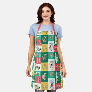 Peanuts Peppermint Dreams   Holiday Pattern Apron