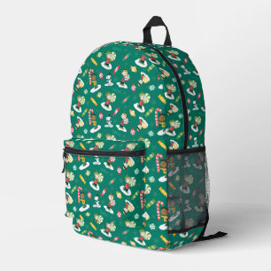 Peanuts Peppermint Dreams Holiday Pattern Printed Backpack