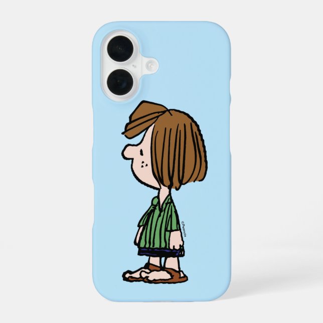 Peanuts | Peppermint Patty iPhone 16 Case (Back)