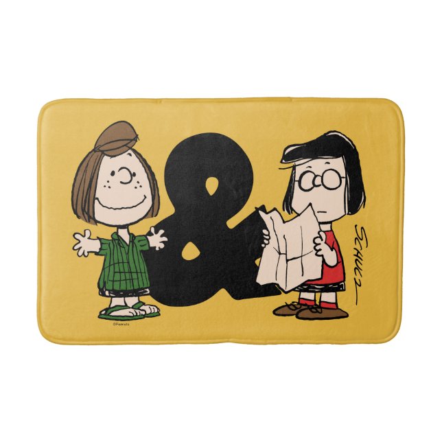 Peanuts | Peppermint Patty & Marcie Bath Mat (Front)