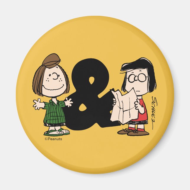 Peanuts | Peppermint Patty & Marcie Magnet (Front)