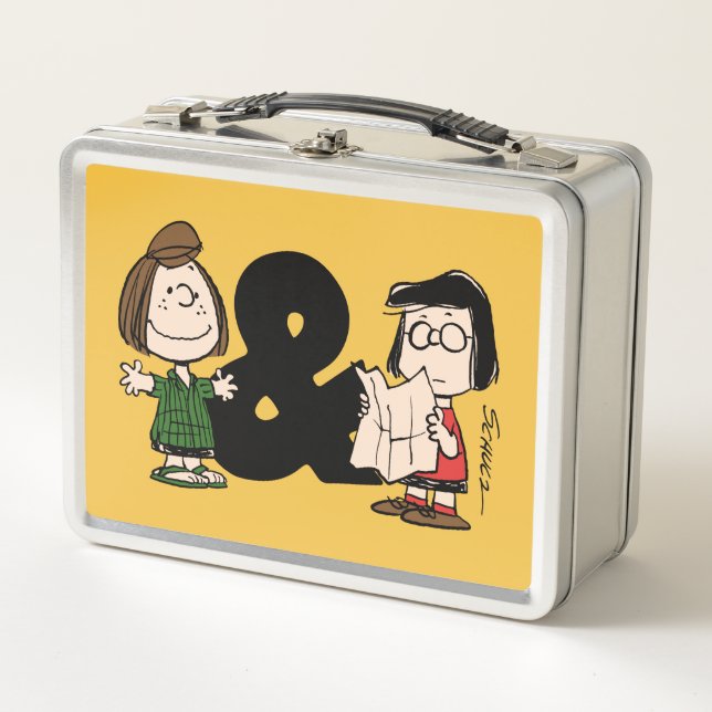Peanuts | Peppermint Patty & Marcie Metal Lunch Box (Front)
