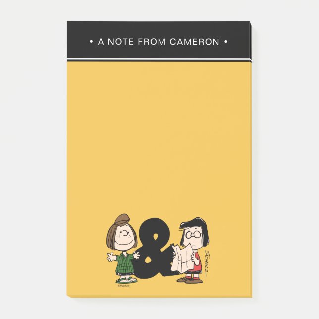 Peanuts | Peppermint Patty & Marcie Post-it Notes (Front)