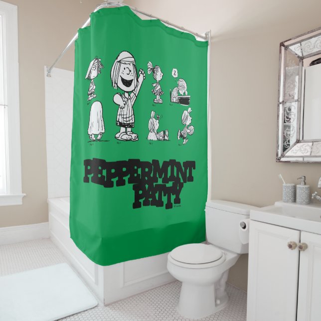 Peanuts | Peppermint Patty Shower Curtain (In Situ)