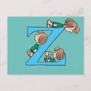 Peanuts   Peppermint Patty Sleepy Z Postcard