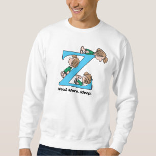 Peanuts Peppermint Patty Sleepy Z Sweatshirt