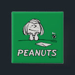 Peanuts | Peppermint Patty Thoughts 15 Cm Square Badge<br><div class="desc">Check out this fun Peanuts design featuring Peppermint Patty.</div>