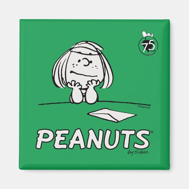 Peanuts | Peppermint Patty Thoughts Magnet (Front)