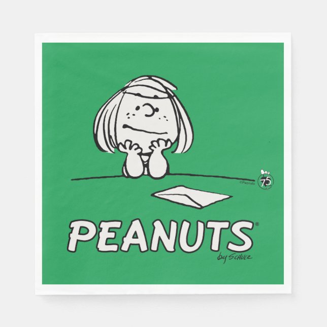 Peanuts | Peppermint Patty Thoughts Napkin (Front)