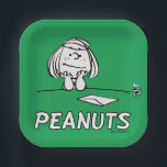 Peanuts | Peppermint Patty Thoughts Paper Plate<br><div class="desc">Check out this fun Peanuts design featuring Peppermint Patty.</div>