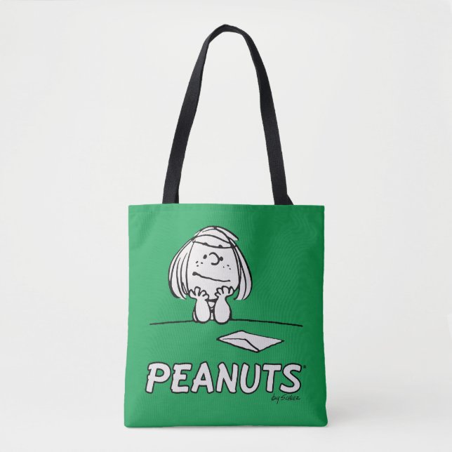 Peanuts | Peppermint Patty Thoughts Tote Bag (Front)