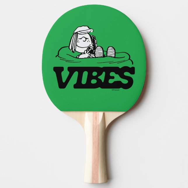 Peanuts | Peppermint Patty Vibes Ping Pong Paddle (Front)