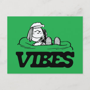 Peanuts   Peppermint Patty Vibes Postcard